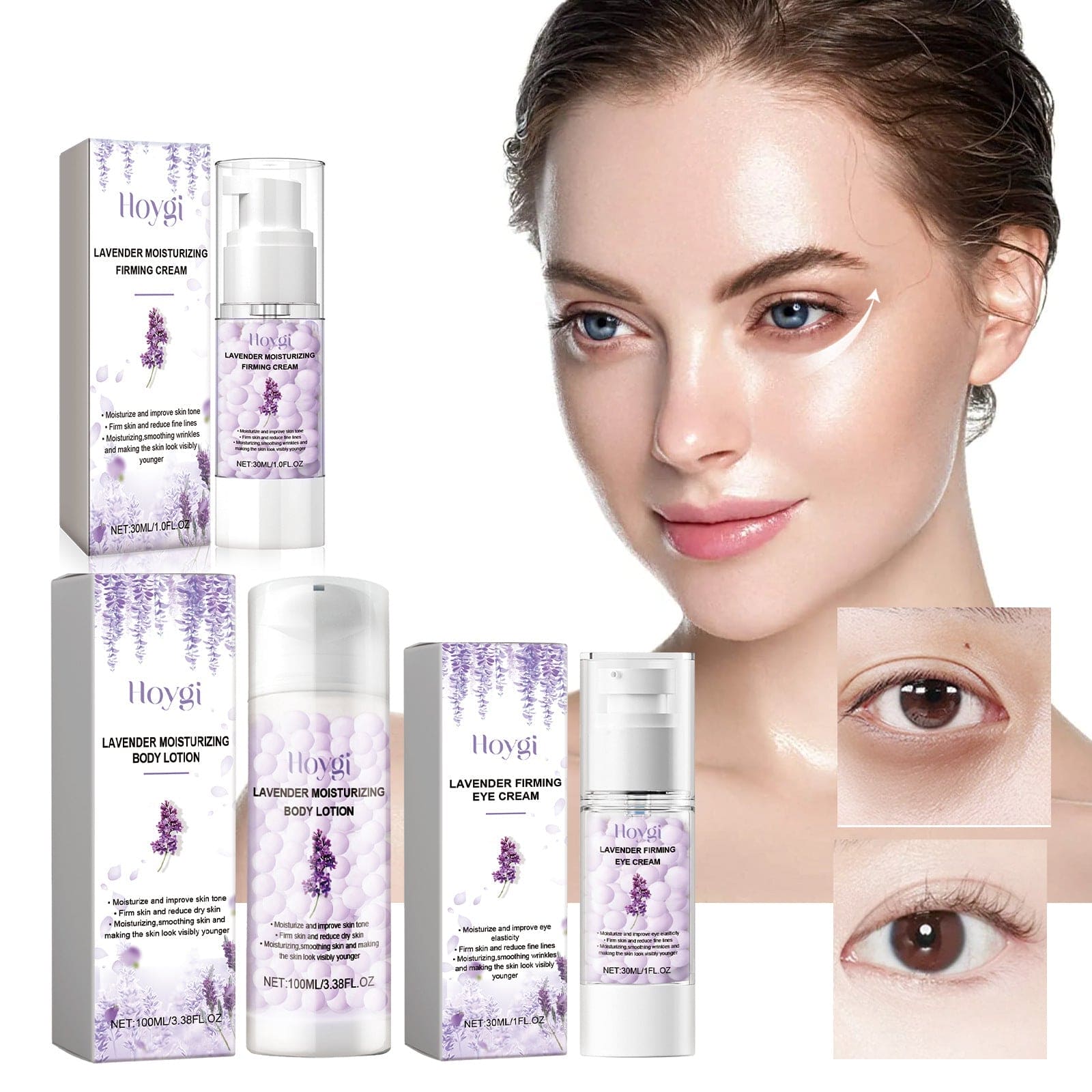 Lavender Skin Care Facial Eye Moisturizer Anti-wrinkle Body Lotion - wellnesshop