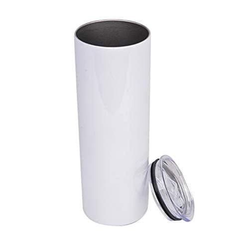Stainless Steel 20 oz Sublimation Tumblers, White 4-pack - wellnesshop