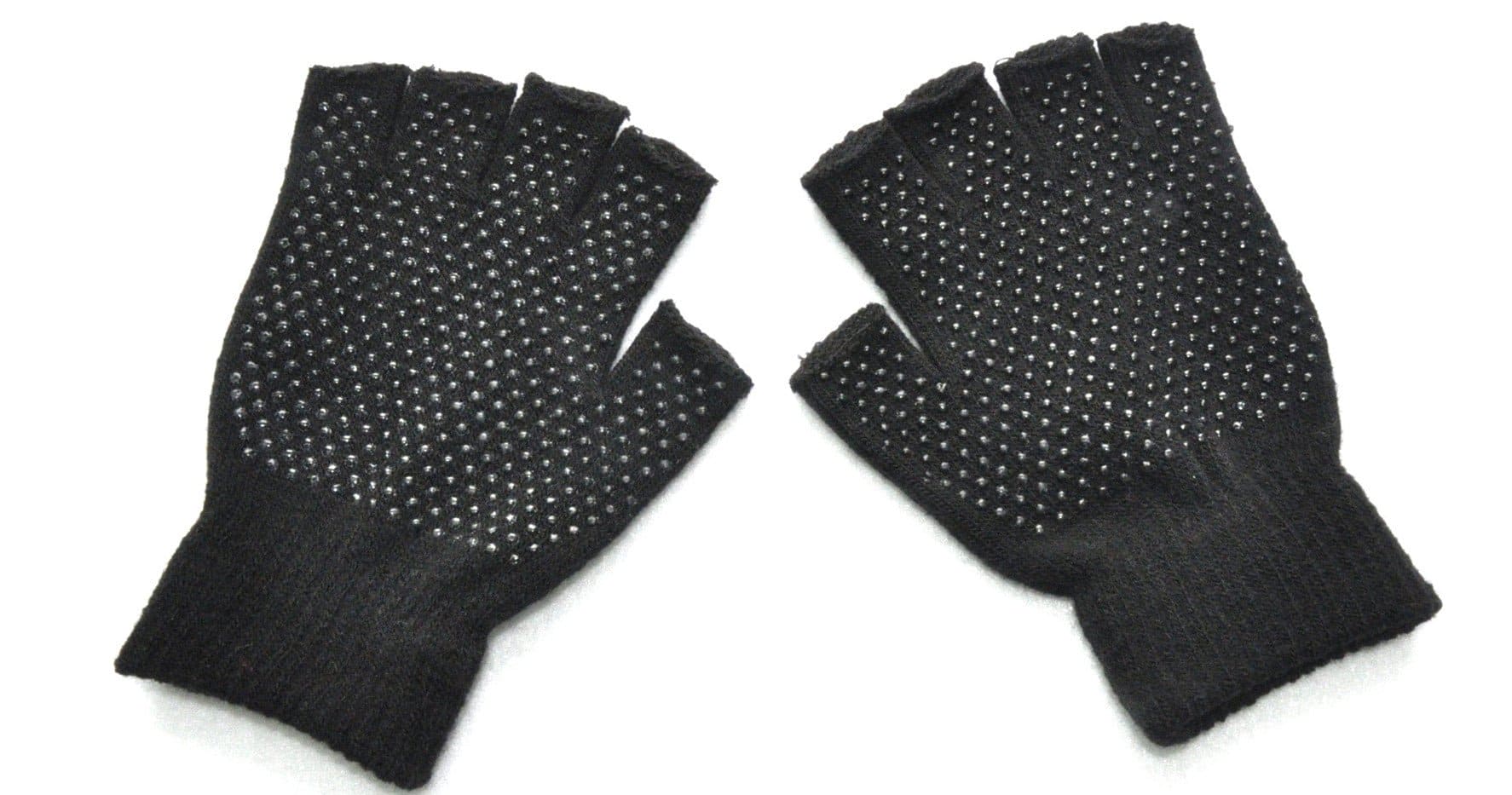 Yoga Gloves Non-Slip Professional Female Beginners High-Altitude Yoga Training Sports Fitness Gloves Cotton Breathable Half Finger - wellnesshop